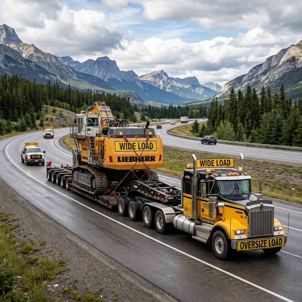Sondertransporte & Schwertransporte